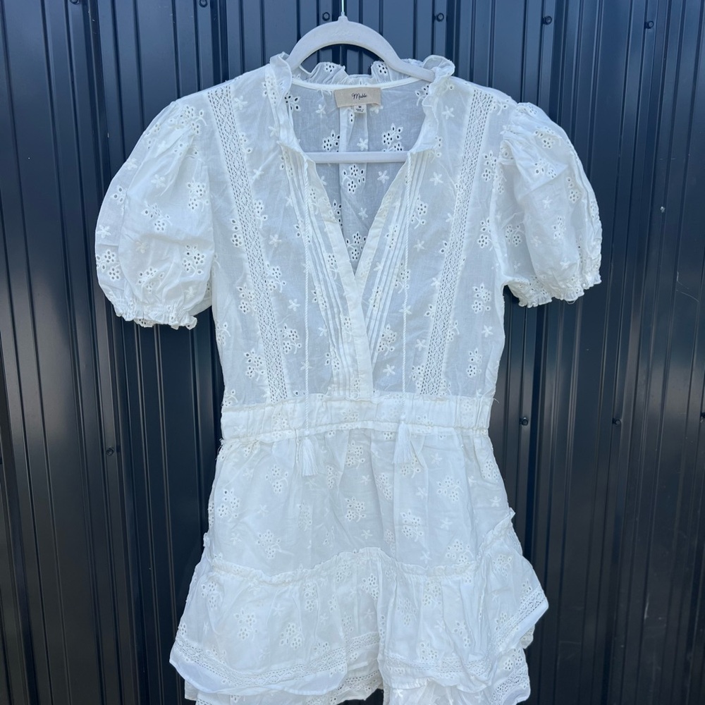 Elegant White Midi Dress